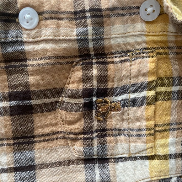 ⚫️ Baby gap ⚫️ Oxford button-up bodysuit - 6-12 months - Picture 4 of 4